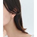  серьги [ боль . нет серии / металл аллергия соответствует ] brilliant двойной обруч свет Fit серьги /2 полосный / накладывающийся установка / простой / Рождество подарок rete