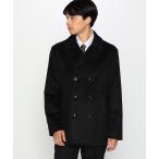 ショッピングCOMME 「COMME CA ISM」 ピーコート L ブラック メンズ