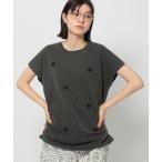 「niko and...」 半袖カットソー LARGE グレー レディース