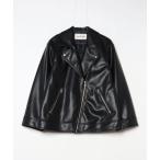 ショッピングライダース 「Ray BEAMS」 ライダースジャケット 0 ブラック レディース