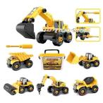 Yahoo! Yahoo!ショッピング(ヤフー ショッピング)子供 DIY組み立て 車おもちゃ 建設車両 工事現場シリーズ 男の子 誕生日 プレゼント 贈り物 クリスマス ギフト 104PCS