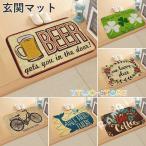 玄関マット 屋外 屋内 吸水マット ラグマット おしゃれ ラグ マット カーペット 洗える