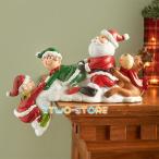 Xmas クリスマス 飾り サンタクロース サンタ 置物 クリスマスオブジェ 北欧 玄関　室内 おしゃれ アンティーク おもちゃ インテリア 雑貨