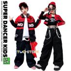 キッズダンス衣装 セットアップ 赤 