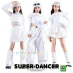 танцевальный костюм девушки костюм белый K-POP Корея Jazz Kids танцевальный костюм выставить нежный мех off shoru tops брюки оборка юбка 