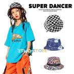 バケットハット 帽子 キッズダンス衣装 ハット ヒップホップ ダンスファッション ダンス衣装 キッズ レディース ダンス髪型 派手