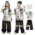  retro серия рубашка Denim брюки повреждение Kids танцевальный костюм выставить ребенок одежда hip-hop костюм рисунок рубашка Denim брюки джинсы . рука Street серия 