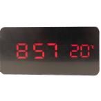  outlet зеркало модель цвет LED цифровой часы красный сигнализация snooze функция датчик температуры 12/24h переключатель Night режим есть USB подача тока батарейка резервная копия соответствует 