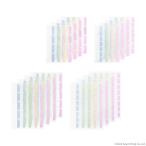  кольцо Note клейкий лист ...4 шт. комплект модный канцелярские товары B5 A5 большой средний симпатичный клейкий лист todo список память ko Large . материалы интересный клейкий лист 