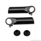 バーエンドバー 2個セット 自転車 グリップ ハンドル グリップエンド クロスバイク マウンテンバイク ロードバイク 左右セット キャップ