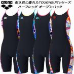 アリーナ arena レディース 競泳水着 練習用 スパッツ ハーフレッグ タフスキンE AS6SWM25L