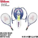  Wilson Wilson Junior теннис ракетка Wilson Bear 21 дюймовый комплект WILSON BEAR RACKET SET WRT6164E
