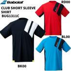 【全品P3倍+最大600円OFFクーポン】バボラ Babolat テニスウェア メンズ CLUB SHORT SLEEVE SHIRT ショートスリーブシャツ BUG1311C