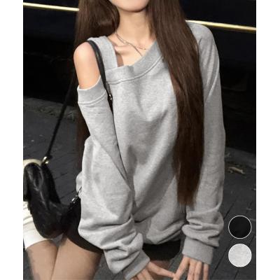 【新品未使用】＜SACRA＞カットオフ スウェット　グレー WILDSIDE × stein OVERSIZED RECONSTRUCTION SWEAT(FREE SIZE