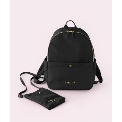 TOCCA 黒 ナイロン リュック・バックパック TOCCA リュックサック、デイパック｜バッグ｜ファッション