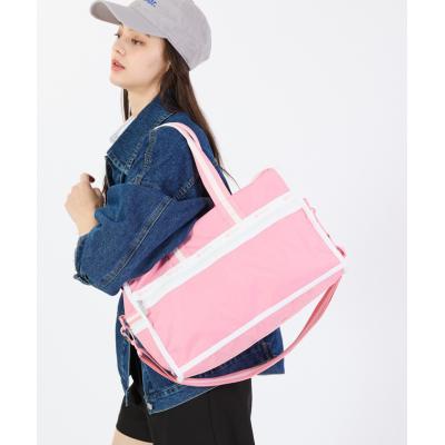 レスポートサック ボストンバッグ 2WAY 旅行バッグ ブラウン ピンク Brandol / LeSportsac レスポートサック ボストンバッグ LARGE