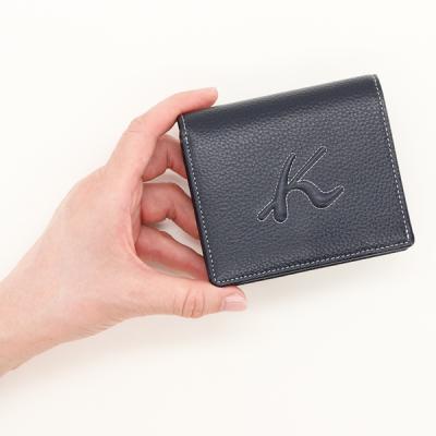 キタムラ　二つ折り　財布　美品　レディース　マリン Kitamura - キタムラ 2つ折り財布新品同様 - レザーの通販 by