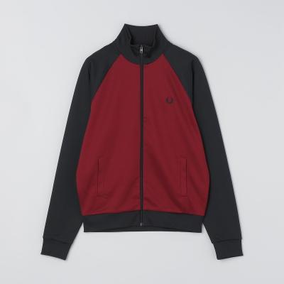 FRED PERRY フーディトラックジャケットL バーガンディ FRED PERRY ジャージ 「SHIPS別注」FRED PERRY:トラック