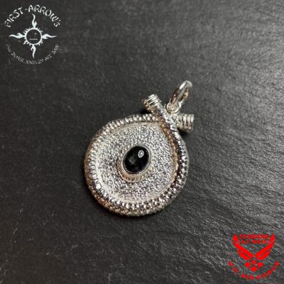 FIRST ARROW's メンズ用ペンダントヘッド（石素材：オニキス）｜メンズ