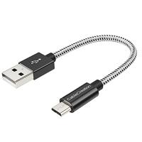 Micro USBケーブル， CableCreation USB 2.0 to Micro USB 高速充電 Micro B 編組ケーブル ブラック＆ | ウォレットレット
