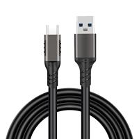 USB-C &amp; USB-A 3.1(Gen2) ケーブル (1m， ガン色) Popolier【10Gbpsデータ転送/3A 60W高速充電】USB3 | ウォレットレット