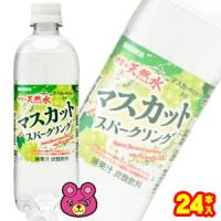 サンガリア 伊賀の天然水 マスカットスパークリング PET 500ml×24本入 ／飲料 | オーナインショップ ヤフー店