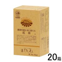 20箱／ 菱和園 農薬を使わずに育てた紅茶 ティーバッグ 20袋×10箱入×2ケース：合計20箱 ひしわ紅茶 | オーナインショップ ヤフー店