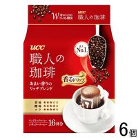 UCC 職人の珈琲 ワンドリップコーヒー あまい香りのリッチブレンド 16杯分×6個入 ／食品／NA | オーナインショップ ヤフー店