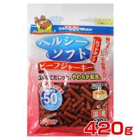 ドギーマン ヘルシーソフトビーフジャーキー カットタイプ 420g 4976555819564 #w-142284 | モコペット