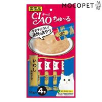 チャオちゅーる いわし＆まぐろ 14g×4本入 / ちゃおちゅーる 国産 チャオチュール 猫 CIAO いなば #w-151372 | モコペット