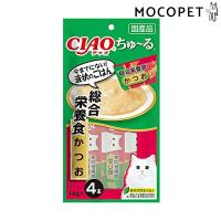 チャオちゅーる 総合栄養食 かつお 14g×4本入 / ちゃおちゅーる 国産 チャオチュール 猫 CIAO いなば #w-156015 | モコペット