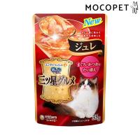 [銀のスプーン] 三ツ星グルメ パウチ ジュレ まぐろ・かつおにたい添え 35g / 猫用 ウエットフード 半生 4520699661499 #w-161505 | モコペット