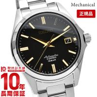 セイコー 腕時計 メンズ 自動巻き メカニカル 流通限定 シースルーバック ドレスライン SEIKO MECHANICAL SZSB014 ブラック | 腕時計本舗