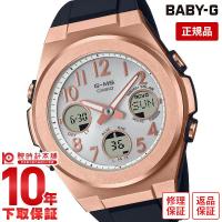 カシオ ベビーＧ BABY-G G-MS MSG-W610G-1AJF レディース 電波時計 タフソーラー ピンクゴールド×ブラック アラビアインデックス | 腕時計本舗