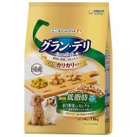 ユニチャーム ペットケア グラン・デリ カリカリ仕立て 成犬用 低脂肪 彩り野菜入りセレクト 脂肪分約25％カット (1.6kg) ドッグフ | 110110-3号店