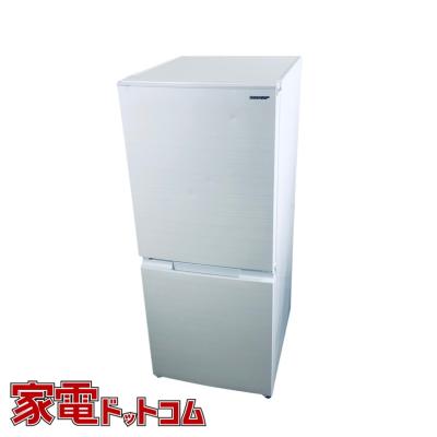 ID:rg220806 シャープ SHARP 冷蔵庫 一人暮らし 中古 2021年製 2ドア 152L ホワイト ファン式 両方開き SJ-D15G-W  【リユース品：状態B】【送料無料】【設置費用無料】 ID:rg220806 シャープ SHARP 冷蔵庫 一人暮らし 中古 2021年製 2ドア