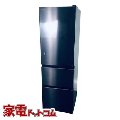 日立 315L Black 2021年購入 幅54cm 27年まで販売店保証あり 2021年製 日立 冷蔵庫 315L R-V32NV ブラック