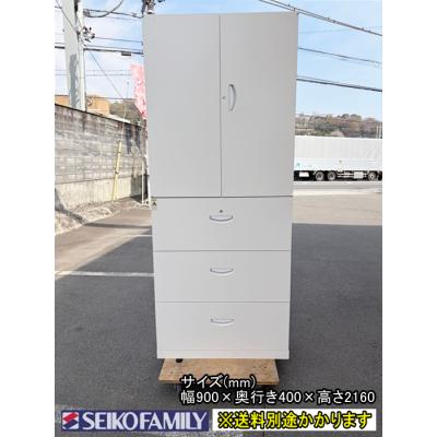 ラテラル書庫２段　※鍵付き　F-HC-139-0520A「オフィス家具のワンツーマート」 ワンツーマート - ラテラルキャビネット｜Yahoo!ショッピング