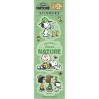 SNOOPY LOVES NATUREシール　グリーン | シールプラザ 14Colorsヤフー店