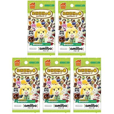 任天堂（Nintendo） どうぶつの森amiiboカード第1弾 5パック