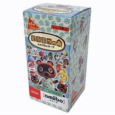 どうぶつの森amiiboカード 第5弾 （1BOX：25パック） （2021年