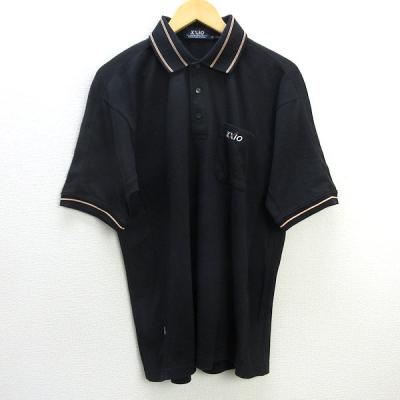 新品XXIO ポロシャツ LLサイズ EXIO ポロシャツ メンズ 半袖 無地 吸汗速乾 ゴルフ ブランド