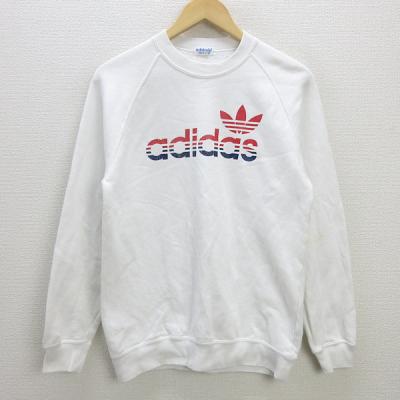 adidas ホワイト 長袖 トレーナー　希少2XL 新品未使用 adidas ホワイト 長袖 トレーナー 希少2XL メンズウェア