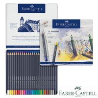 ファーバーカステル ゴールドファーバー色鉛筆 色鉛筆   114724 FABER CASTELL プロ 塗り絵 筆記用具 24色 | 1MORE