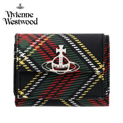 vivienne westwood 財布 チェック（レディース三つ折財布）｜財布