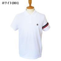 モンクレール ポロシャツ 半袖 メンズ 8A70900 84556 ロゴ トリコロール MONCLER MAGLIA POLO MANICA C  デイリー&ゴルフ