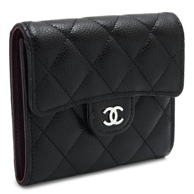 CHANEL レディース三つ折財布（色：ブラック系）｜財布｜ファッション