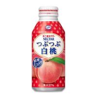 【 送料無料 】〔まとめ買い〕不二家ネクター つぶつぶ白桃 ボトル缶 380g 24本入り（1ケース）〔代引不可〕 | フロンティア・はなや