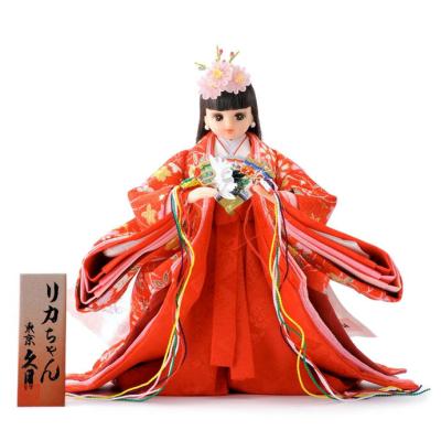 リカちゃん　雛人形（リメイク品）　雪洞付き リカちゃん 雛人形（リメイク品） 雪洞付き リカちゃんひな人形