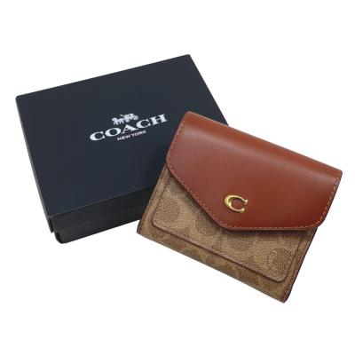 COACH メンズ二つ折り財布（小銭入れの有無：小銭入れ付き）｜財布
